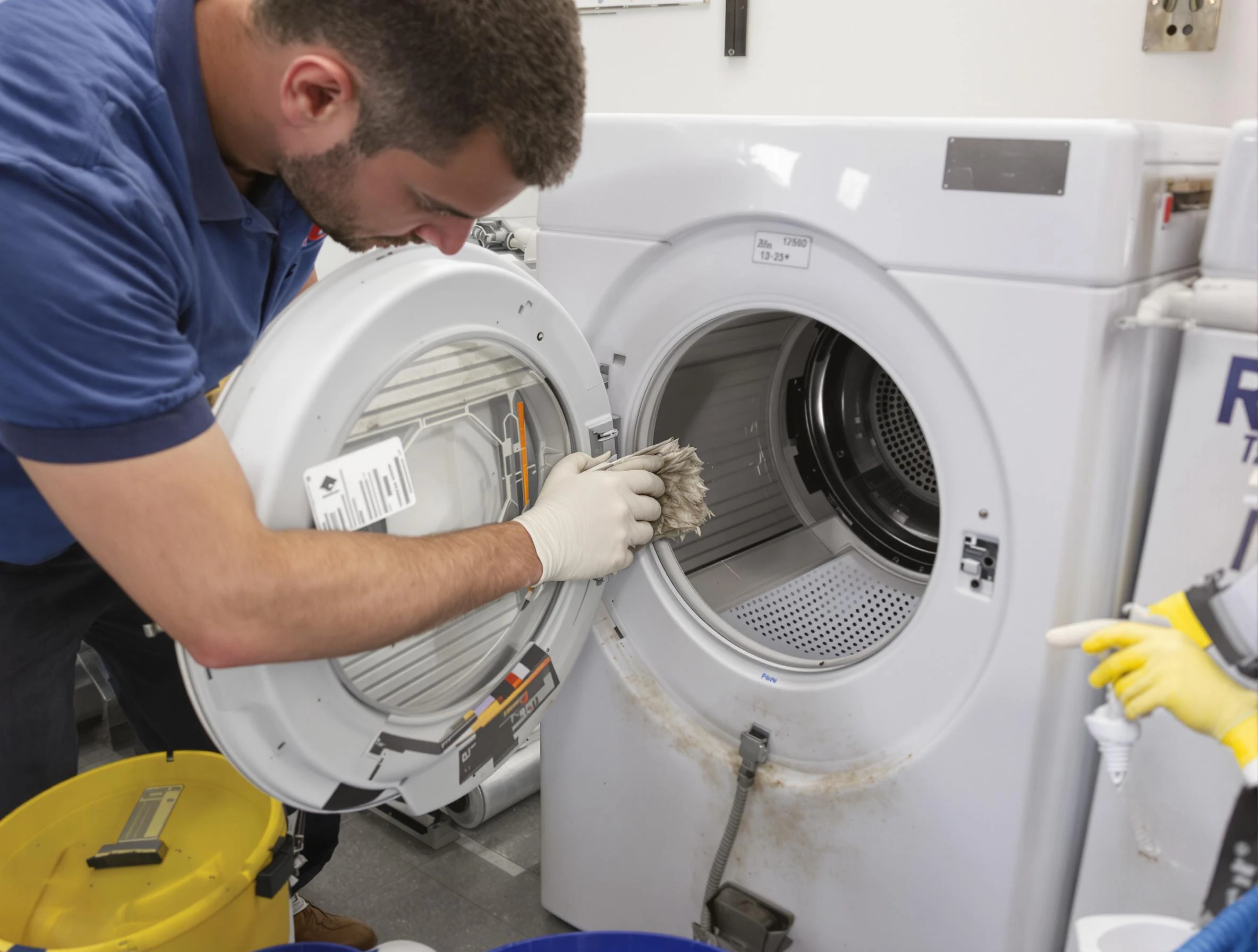 South Weber Dryer Vent Cleaning specialist performing detailed lint trap cleaning service in South Weber