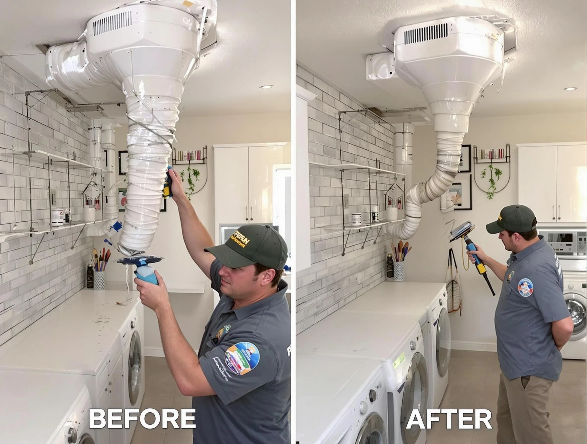 Professional dryer exhaust vent cleaning by South Weber Dryer Vent Cleaning in South Weber
