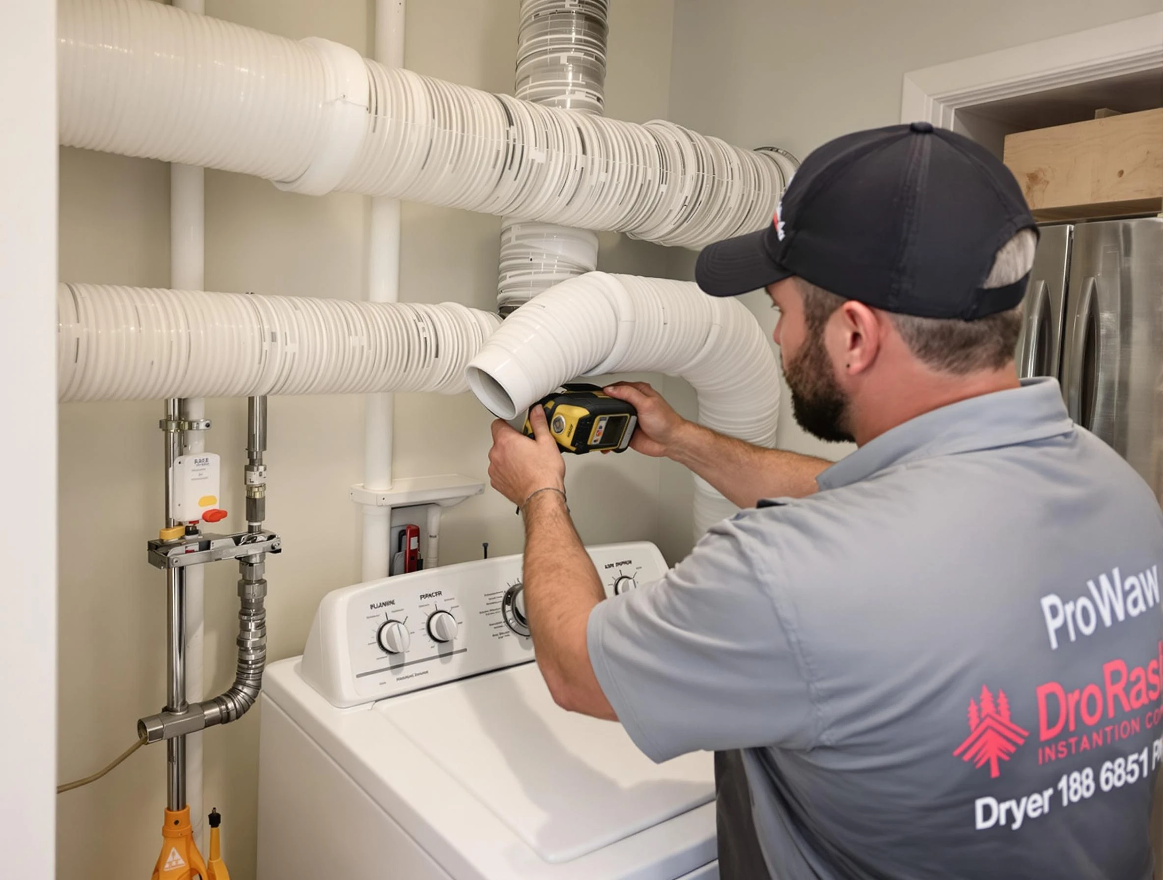 Professional dryer vent hose installation by South Weber Dryer Vent Cleaning in South Weber